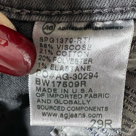 Adriano Goldschmeid | Gray Denim High Rise Farrah Skinny Jeans - Picture 8 of 8